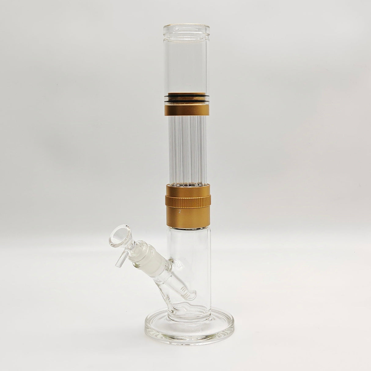 13.5" Detachable Airflow Straight Shooter Bong with 12 Tubes
