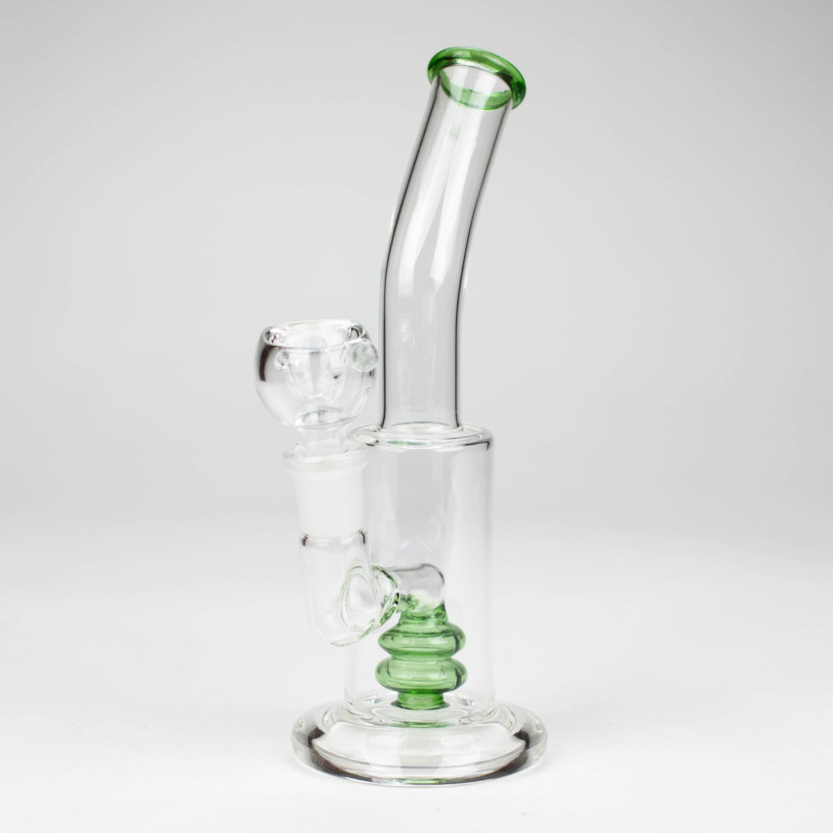 Bongzie Smokes Glass Bong 7.5" Bent Neck Stemless Glass Bong with Water Diffuser 7.5" Bent Neck Stemless Glass Bong | Canada