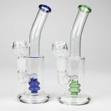Bongzie Smokes Glass Bong 7.5" Bent Neck Stemless Glass Bong with Water Diffuser 7.5" Bent Neck Stemless Glass Bong | Canada