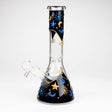777 Smoke Glass Bong 10-Inch 3D Sky Design Glass Beaker Bong 10" 3D Sky Design Beaker 