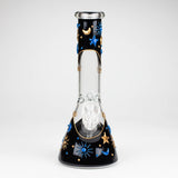 777 Smoke Glass Bong 10-Inch 3D Sky Design Glass Beaker Bong 10" 3D Sky Design Beaker 