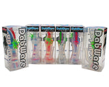 Dabware 10" Green Platinum Double Perc Silicone Bubbler