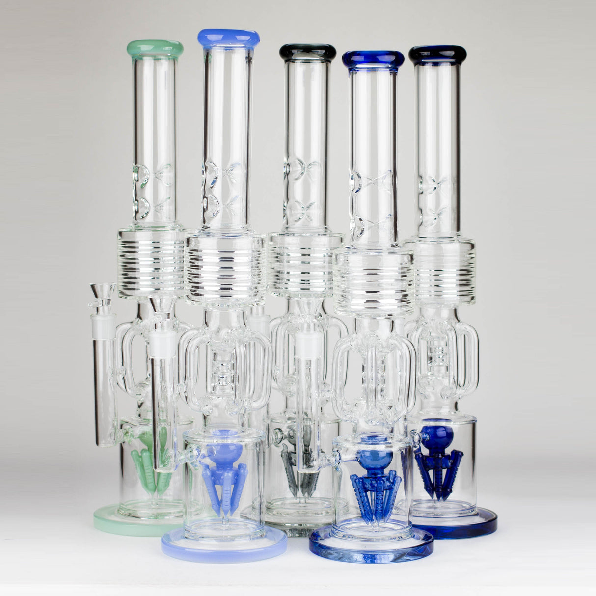 20" Glass Recycler Water Bong