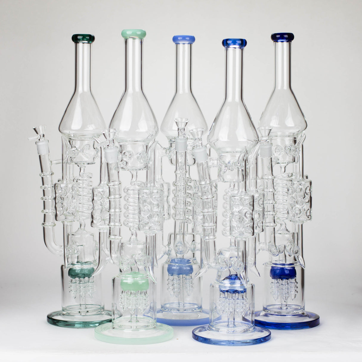 20" Coil Glass Recycler Bong