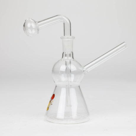 Bongzie Smokes Glass Rig 6.5" Sticker Glass Oil Rig with 14 mm Joint Compact Glass Oil Rig | Canada