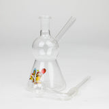6.5" Sticker Glass Oil Rig with 14 mm Joint