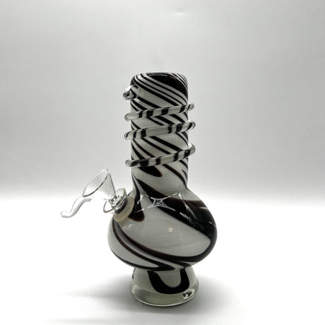 NIBO Distribution Glass Bong Soft Glass 6 " Assorted Colors and design Soft Glass 6 " Assorted Colors and design
