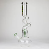 Kush 17" Rasta 420 Percolator Glass Bong