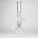 Kush 17" Rasta 420 Percolator Glass Bong