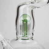 Kush 17" Rasta 420 Percolator Glass Bong