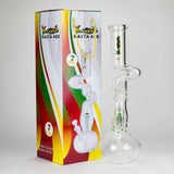 Kush 17" Rasta 420 Percolator Glass Bong