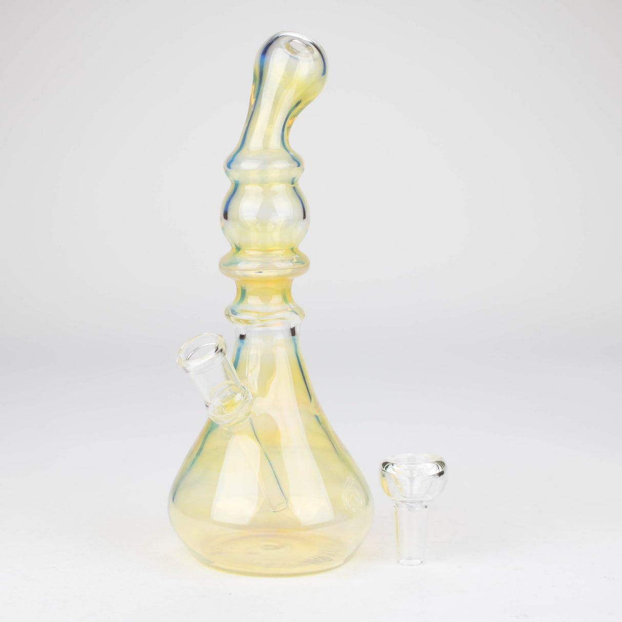 9" Bent Neck Fixed Diffuser Bong