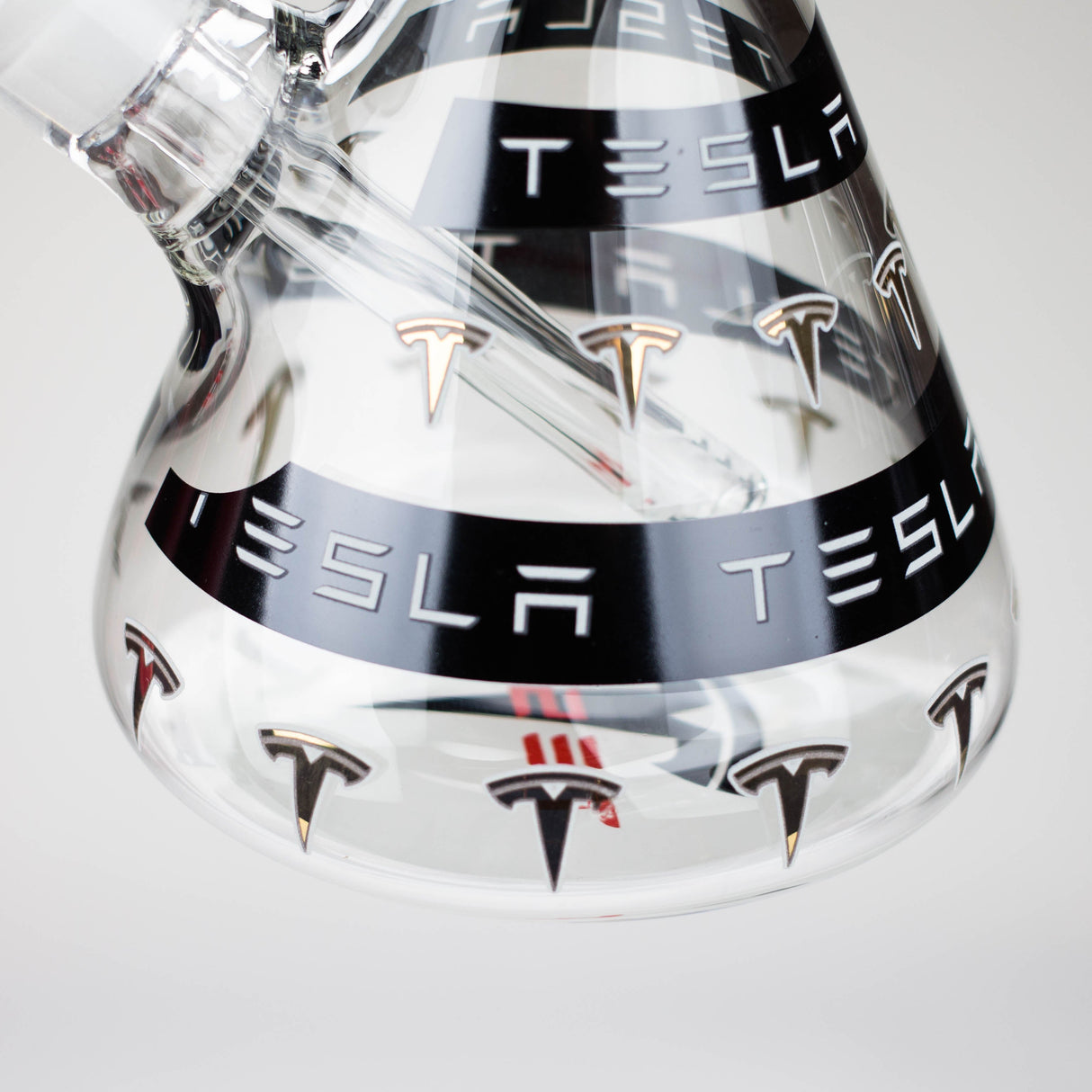 TSLA 14" Glow-in-the-Dark 9mm Glass Bong