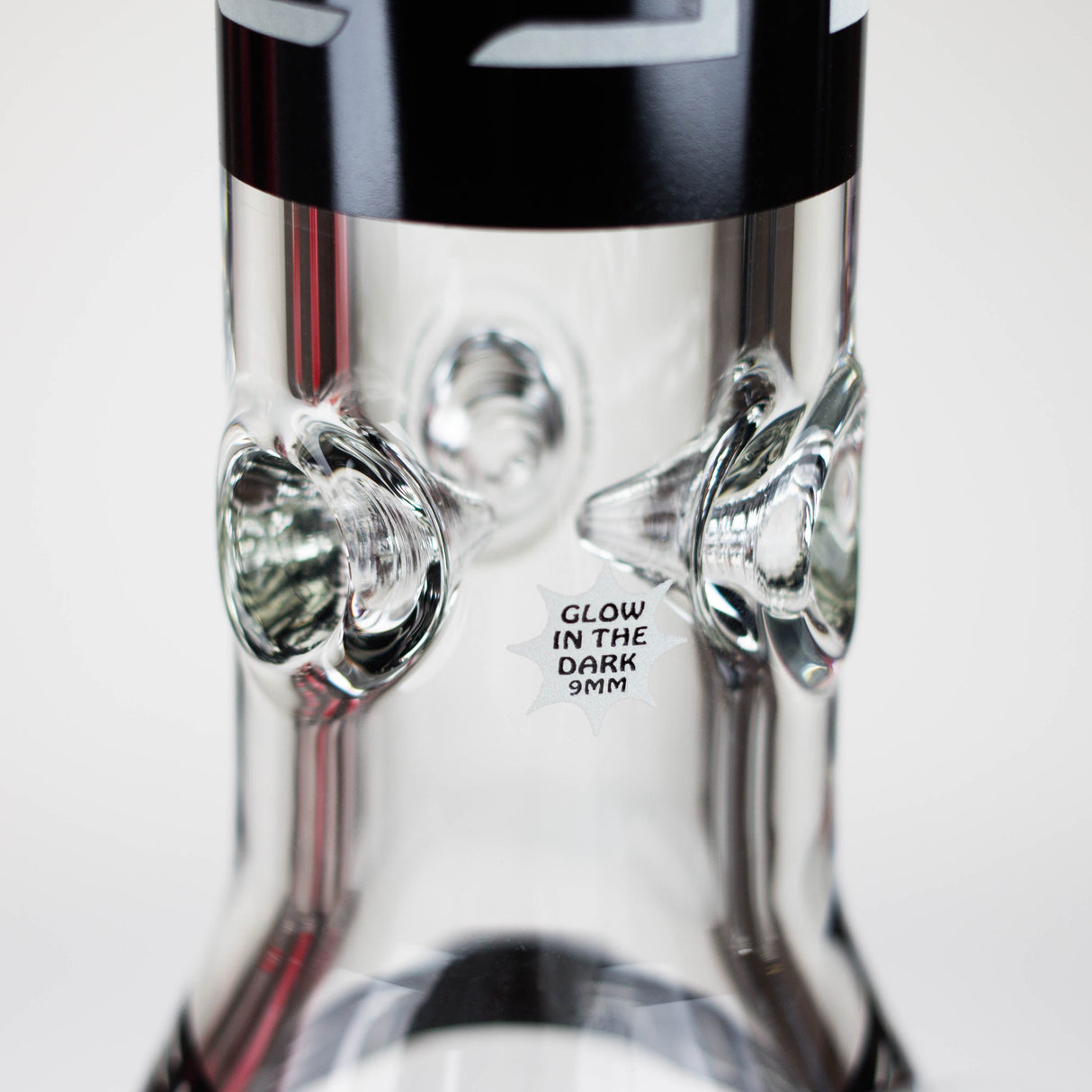 TSLA 14" Glow-in-the-Dark 9mm Glass Bong