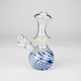 5" Fancy Mini Bong with Fixed Stem Diffuser