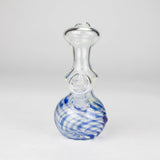 5" Fancy Mini Bong with Fixed Stem Diffuser