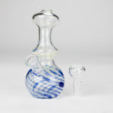 5" Fancy Mini Bong with Fixed Stem Diffuser