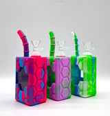 7" Silicone Juice Box Bong with Logo