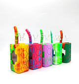 7" Silicone Juice Box Bong with Logo