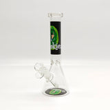 9" Character Design Beaker Bong with Diffused Downstem