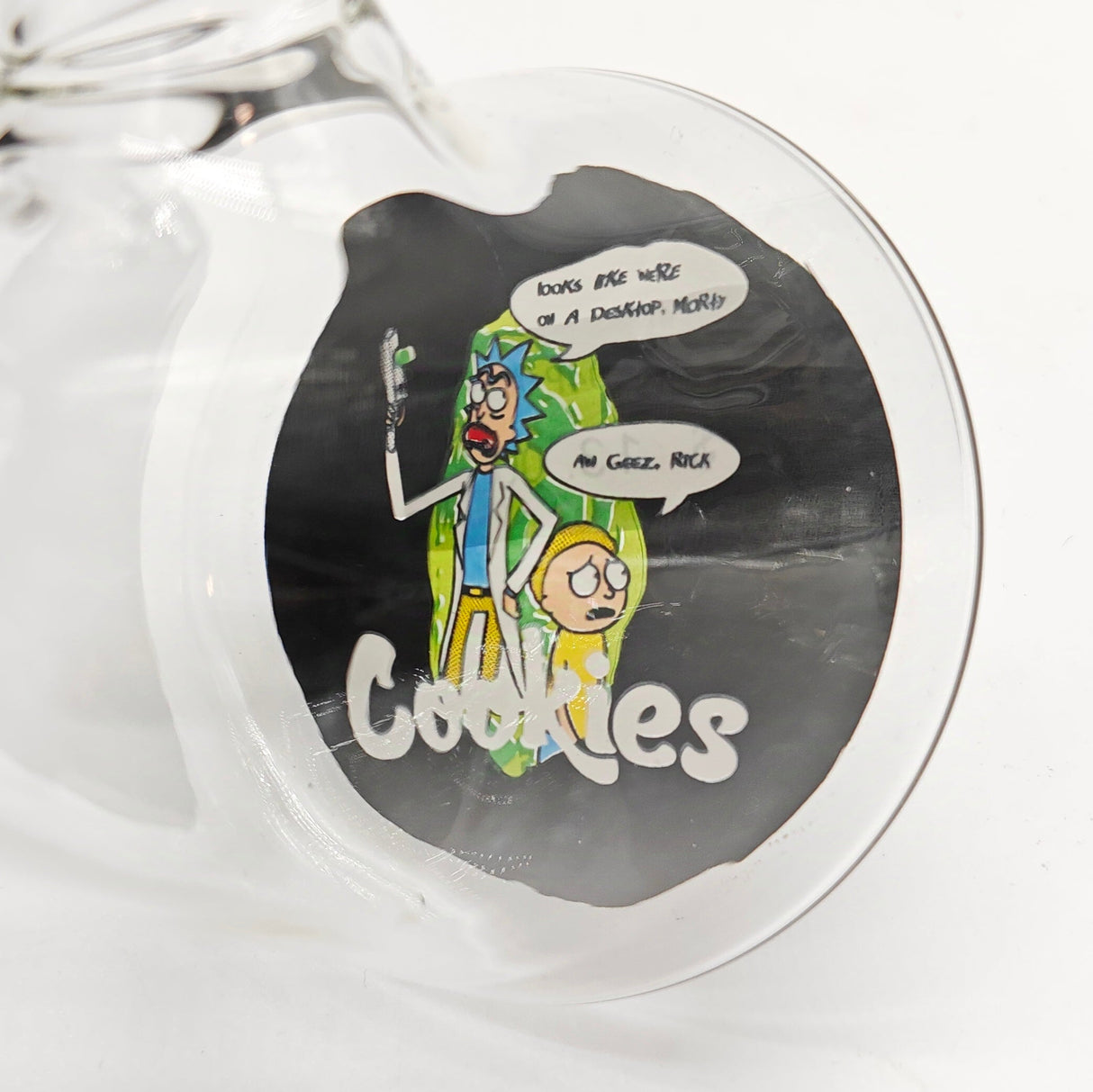9" Character Design Beaker Bong with Diffused Downstem