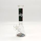 9" Character Design Beaker Bong with Diffused Downstem