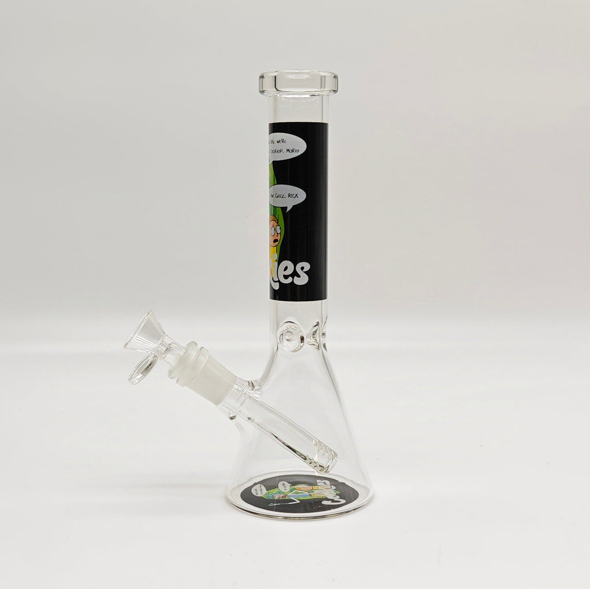 9" Character Design Beaker Bong with Diffused Downstem