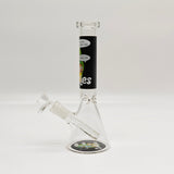 9" Character Design Beaker Bong with Diffused Downstem