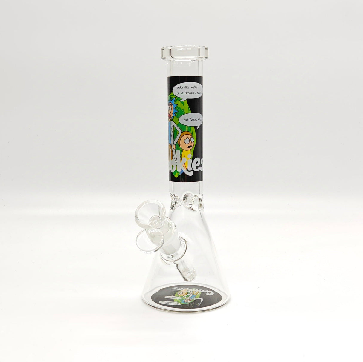 9" Character Design Beaker Bong with Diffused Downstem