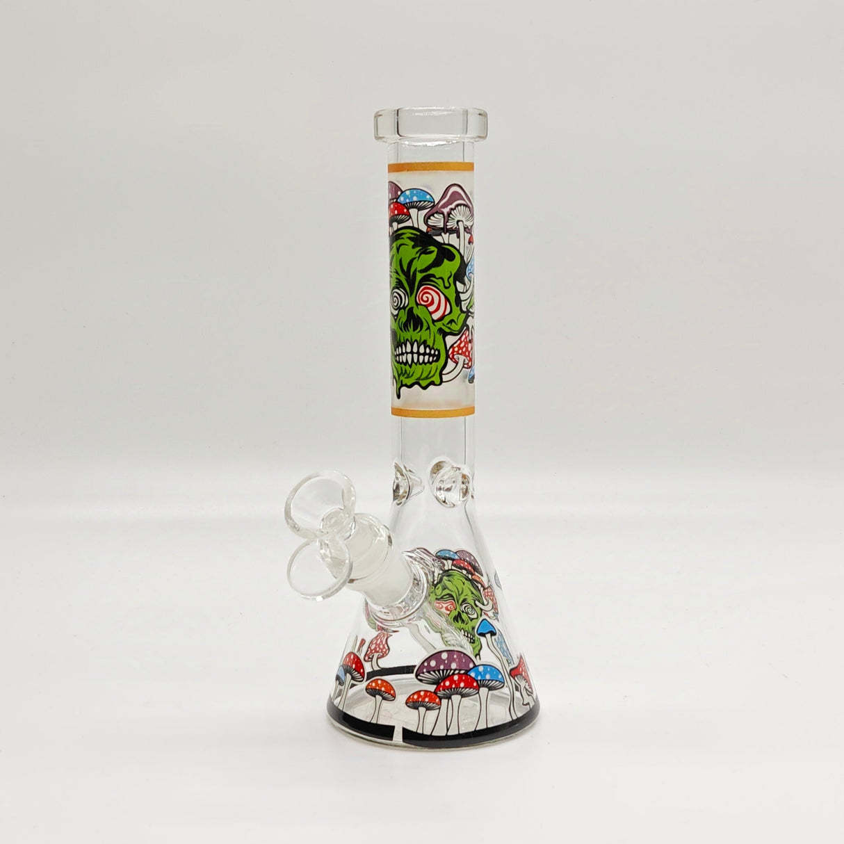 9" Character Design Beaker Bong with Diffused Downstem