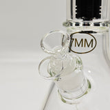 Fortune | 14" 7mm Tree Percolator Beaker Glass Bong [P145007]