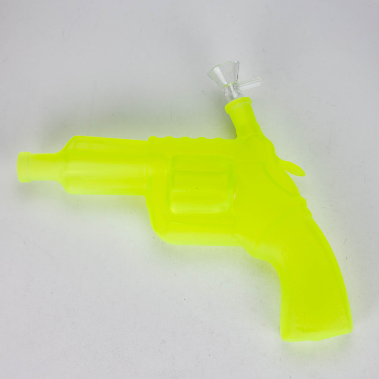 7.5" Matte Pistol-Shaped Glass Bong