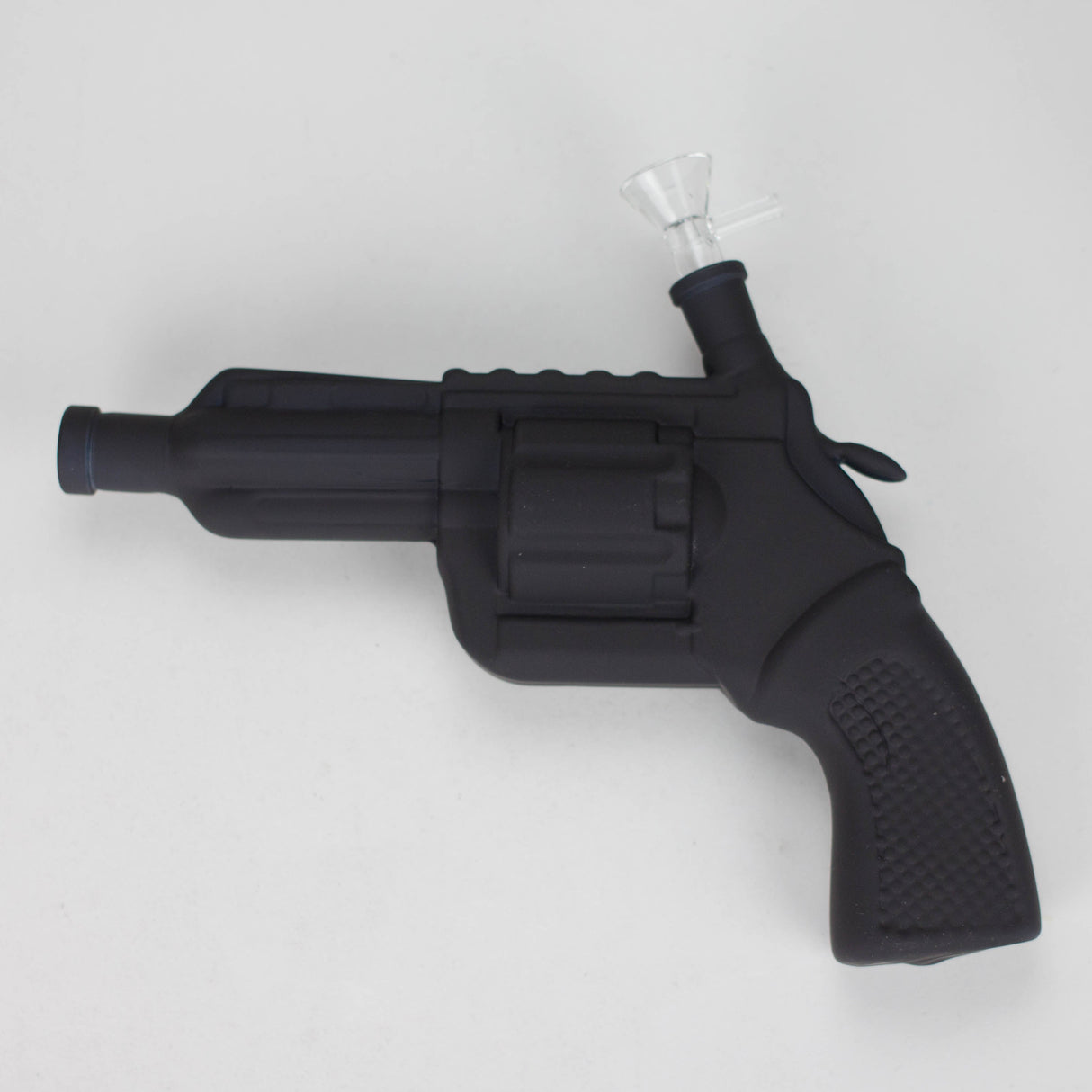 7.5" Matte Pistol-Shaped Glass Bong