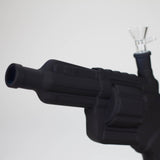 7.5" Matte Pistol-Shaped Glass Bong