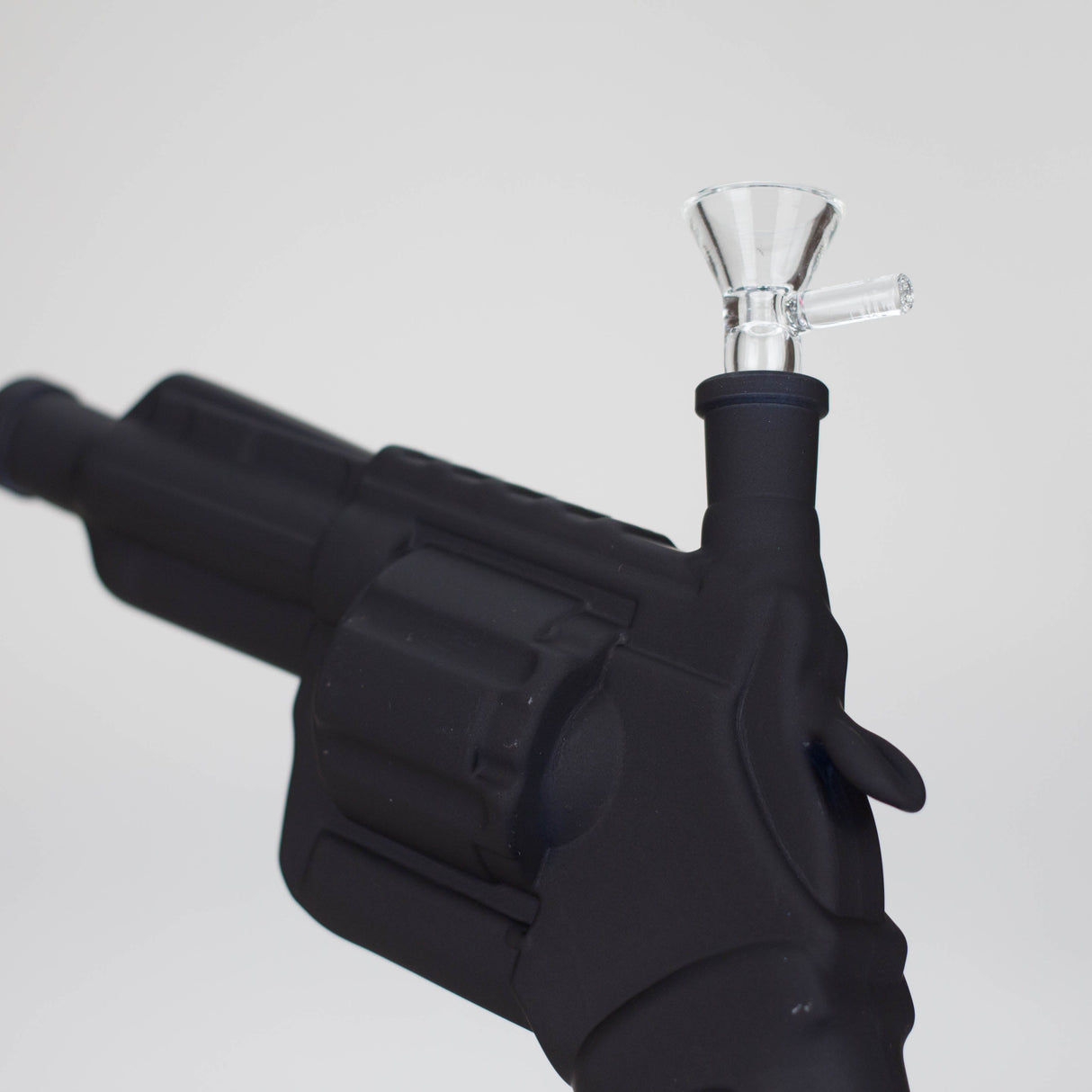 7.5" Matte Pistol-Shaped Glass Bong