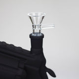 7.5" Matte Pistol-Shaped Glass Bong