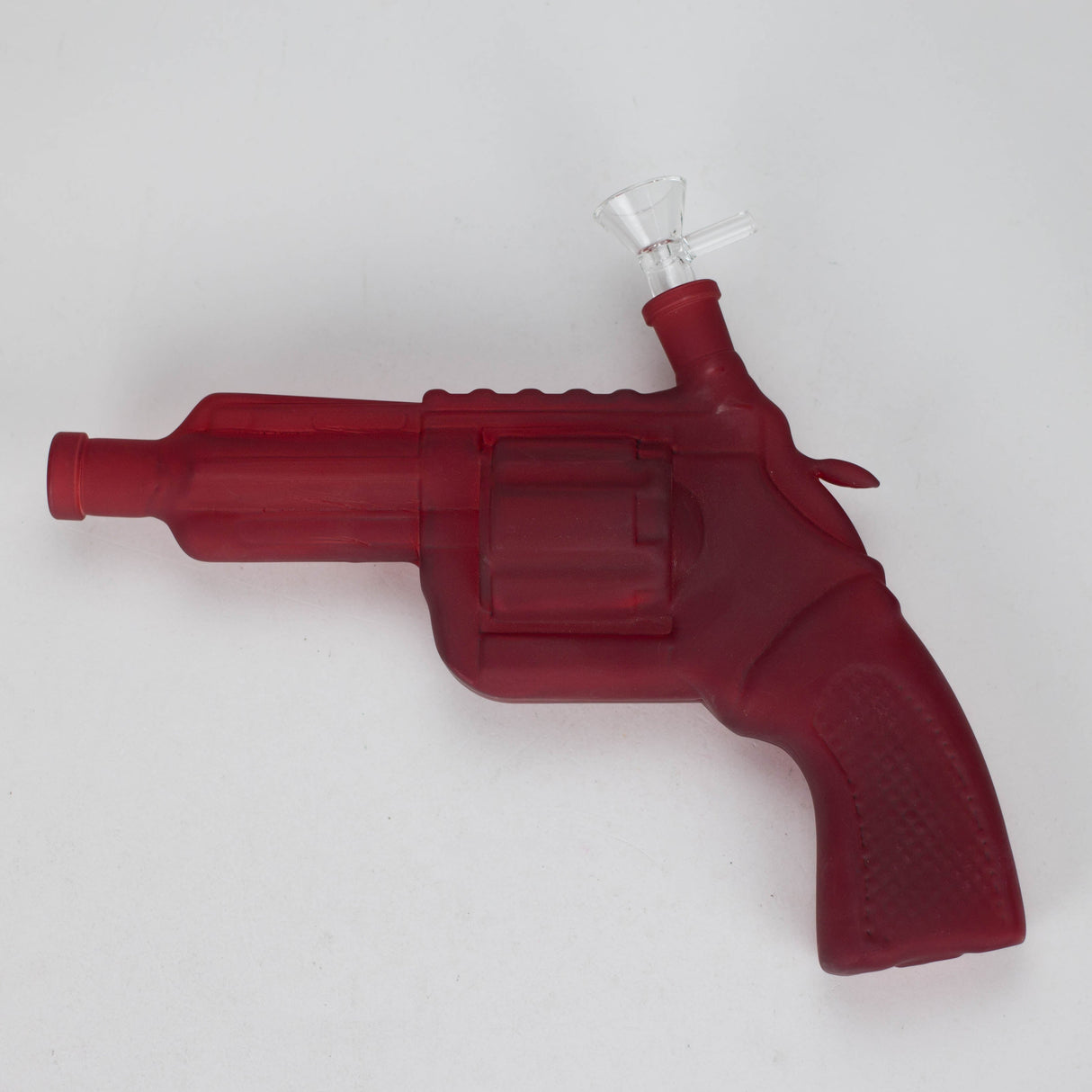 7.5" Matte Pistol-Shaped Glass Bong