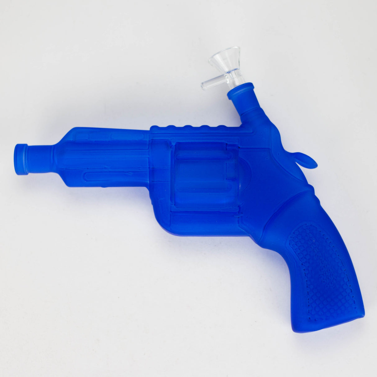 7.5" Matte Pistol-Shaped Glass Bong