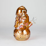 WENEED 6.75" Planetary Orb Glass Water Pipe