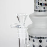 10" Cosmic Phantom Glow Glass Bong