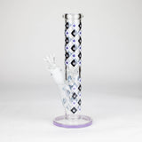 10" Maple Leaf Straight Tube Glass Bong