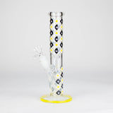 10" Maple Leaf Straight Tube Glass Bong