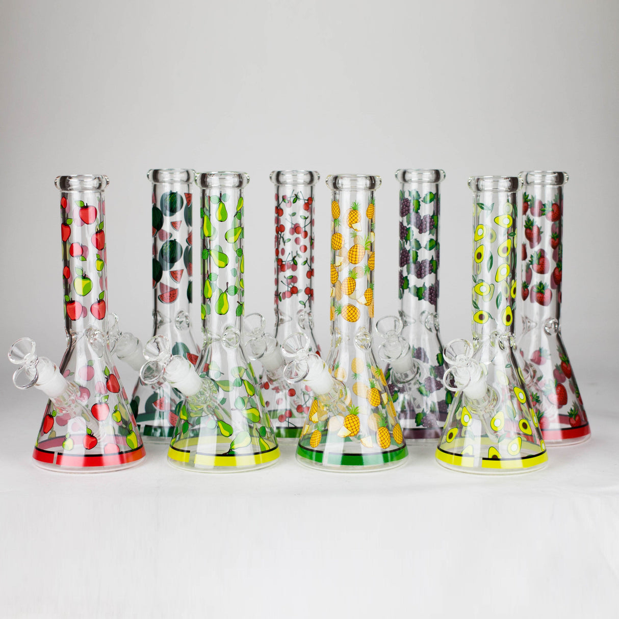 777 Smoke Glass Bong 10" Happy Valentine’s Day Fruit Design Glass Bong 10" Valentine Fruit Glass Bong | Canada