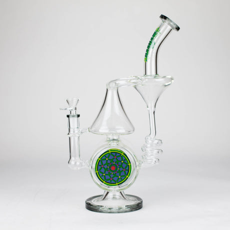 WENEED® Glass Bong WENEED | 14.5" Orbit Cyclone Glass Bong WENEED | 14.5" Orbit Cyclone Glass Bong