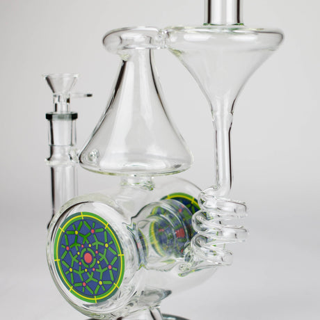 WENEED® Glass Bong WENEED | 14.5" Orbit Cyclone Glass Bong WENEED | 14.5" Orbit Cyclone Glass Bong