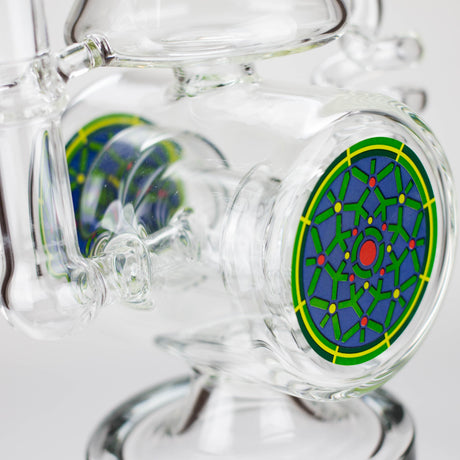WENEED® Glass Bong WENEED | 14.5" Orbit Cyclone Glass Bong WENEED | 14.5" Orbit Cyclone Glass Bong