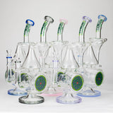 WENEED® Glass Bong WENEED | 14.5" Orbit Cyclone Glass Bong WENEED | 14.5" Orbit Cyclone Glass Bong
