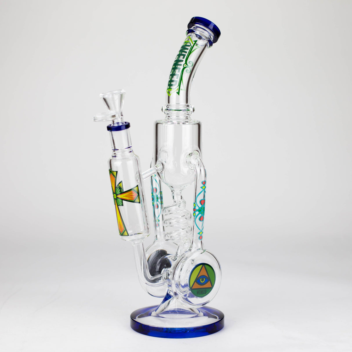 WENEED® Glass Bong WENEED | 14" Spiral Recycler Glass bong WENEED | 14" Spiral Recycler Glass bong