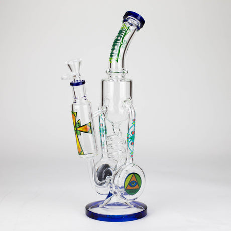 WENEED® Glass Bong WENEED | 14" Spiral Recycler Glass bong WENEED | 14" Spiral Recycler Glass bong