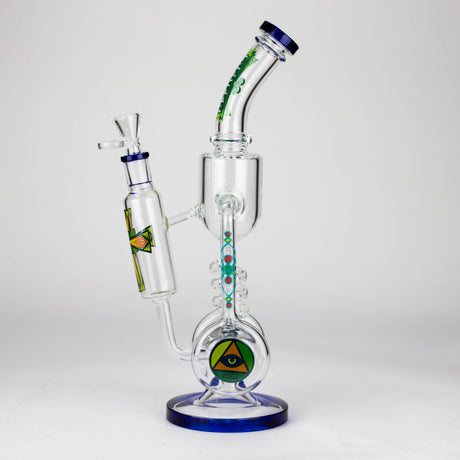 WENEED® Glass Bong WENEED | 14" Spiral Recycler Glass bong WENEED | 14" Spiral Recycler Glass bong